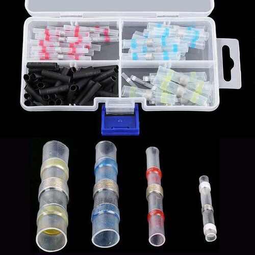 100pcs HOT Box Heat Shrink Solder Sleeves Waterproof Wire Cr