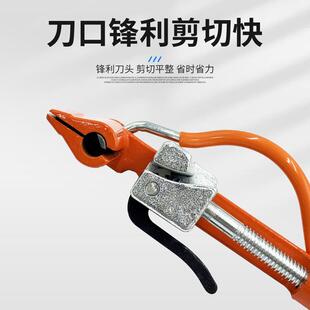 不锈钢扎带工具螺式 手扎带钳船用打包机钢带杆盘紧带收sox品 摇式