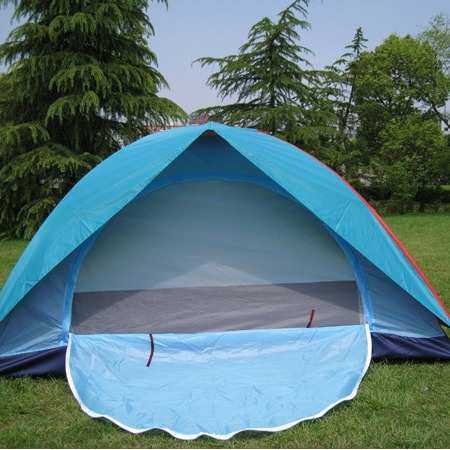 遮阳防风直销挡雨双层工厂帐篷手动野餐露营