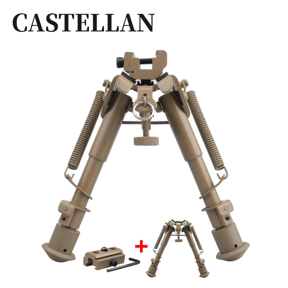 金属沙色可伸缩支架配21mm接头 6寸-9寸蝴蝶片脚架6寸弹簧脚架