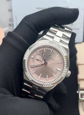 全套99新37mm江诗丹顿纵横四海粉盘2305V/100A-B078自动机械女表