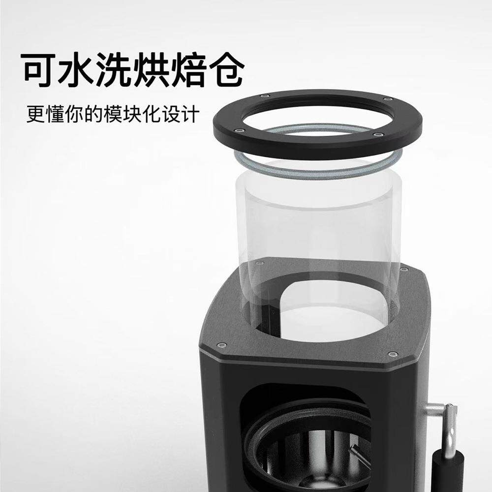 赞拓HCBR1800热风式烘豆机螺旋风口方便携带户外室内咖啡豆烘焙机