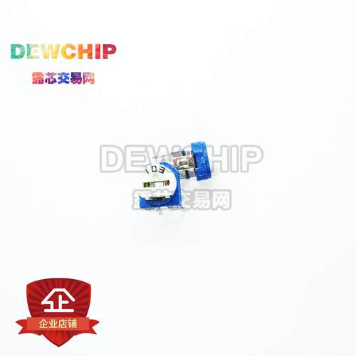 DEWCHIP,RM065-103 卧式 10K 蓝白可调电阻 10K欧 兰白电位器