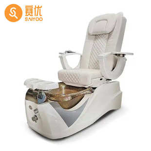国外沙龙水疗店电动按摩沐足沙发椅美容院修甲泡脚美甲美睫沙发