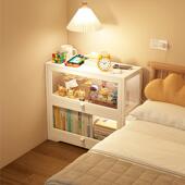 儿童床头柜床边柜轻奢高级感床头收纳柜子替代品极窄出租房用小型