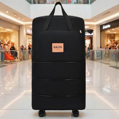 大容量可折叠万向轮旅行袋托运