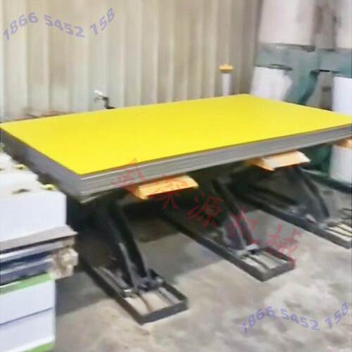 板式家具液压3吨2吨1吨液压免挖坑E型自动电动上下料加工升降平台