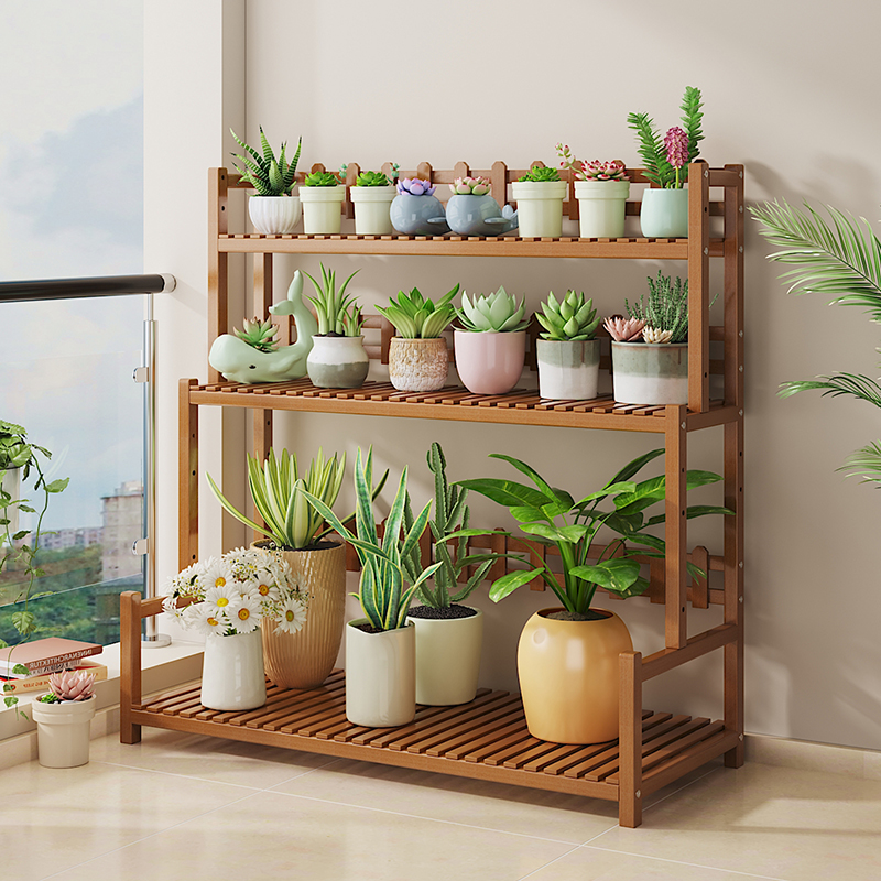 花架置物架子阳台收纳落地多层货架客厅零食书架卧室玄关门口伞架