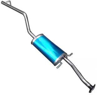 适用于 于南骏瑞逸双排单肩包后节不锈钢汽车排气管消音器加厚静