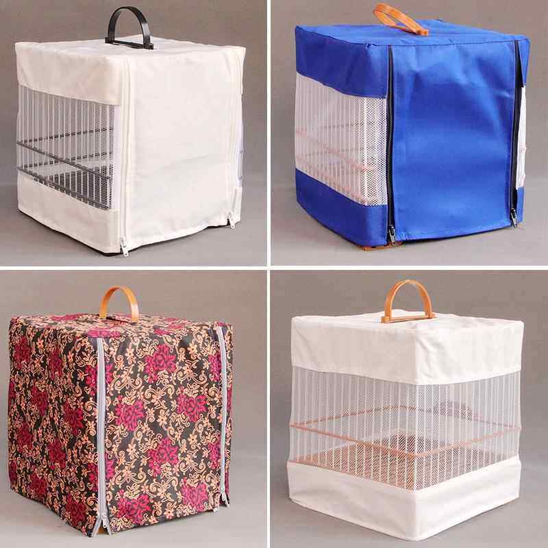 .绣眼鸟笼配件塑料小方笼黄腾百灵贝子玉鸟黄豆小型小号小鸟笼笼