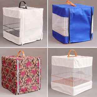 .绣眼鸟笼配件塑料小方笼黄腾百灵贝子玉鸟黄豆小型小号小鸟笼笼