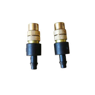 喷水 降温保湿 25米30个全铜可调可关闭喷头 单出口微喷头雾化套装