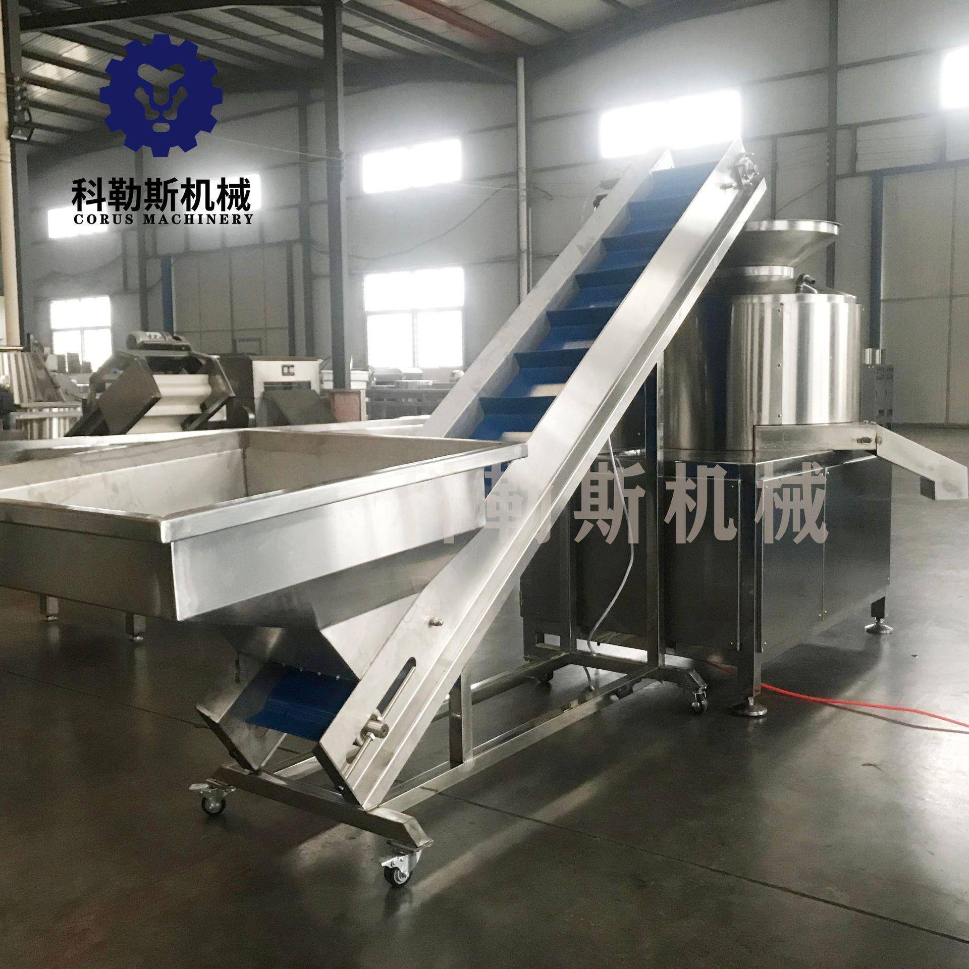 连续式无伤款天门冬去皮机全自动无损伤天冬脱皮机