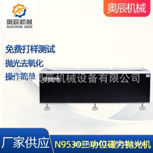 多机组去毛刺抛光机-三功位磁力滚抛机研磨机N9530大批量加工