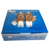 齐华电饭煲三孔插头纯铜插头电源线字瓷插头电水壶陶瓷插头整箱