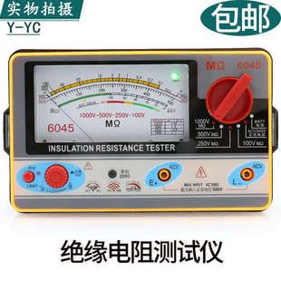 1000V摇表 TY6045型绝缘电阻表兆欧表500V 天宇TY6017 TY6018