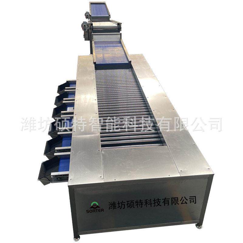 脐橙分级机沃柑大小分级加工设备滚杠式砂糖橘选果机滚杠分选机