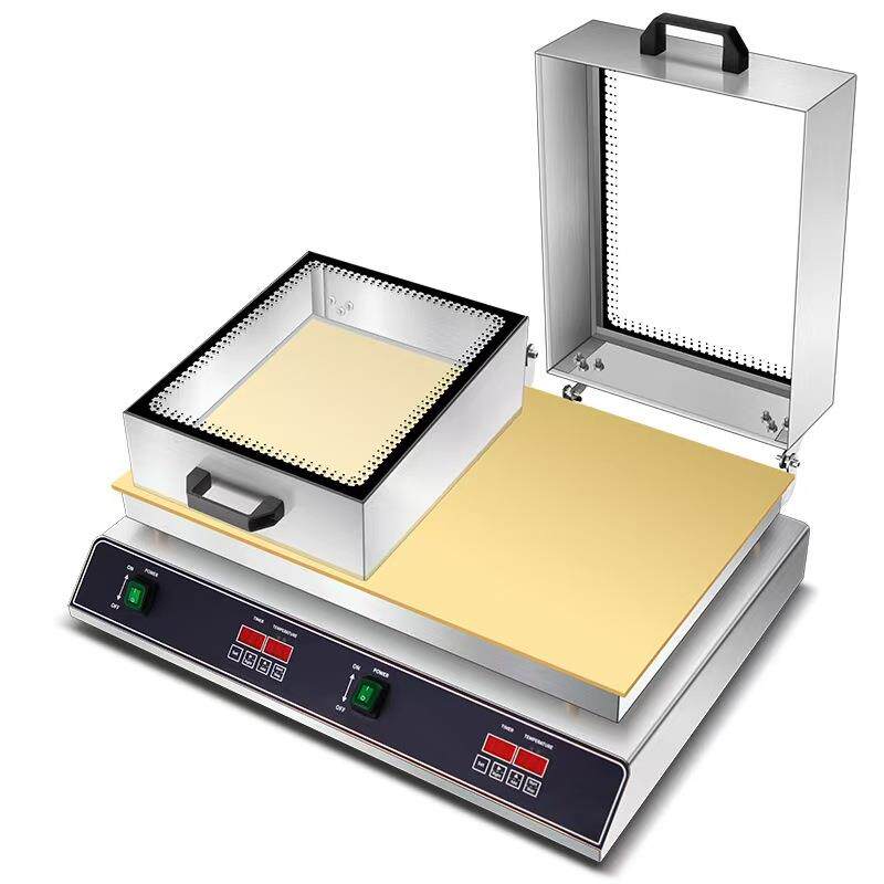 网红松饼机商用舒芙蕾机电扒炉设备纯铜小吃奶茶店铁板烧机器