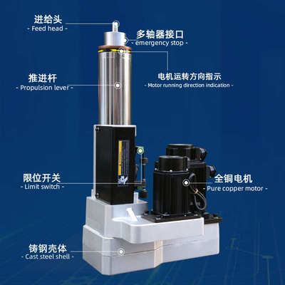 自动多孔钻床固定式多孔钻群钻机双伺服钻攻一体攻牙机钻孔动力头