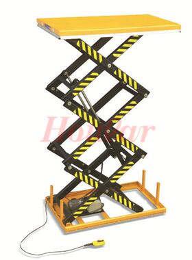 现货400kg升高4.14米四剪固定电动升降平台MJ-Q401电动液压升降机