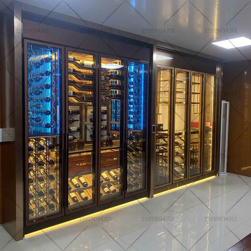 客厅嵌入式不锈钢恒温酒