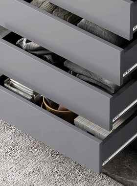 斗柜卧用室家靠墙落地储PTW物置物柜式轻奢意五客厅边柜五斗橱抽