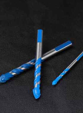 新款直销跨境热款 蓝色霸王钻黑色瓷砖玻璃混凝土打孔钻多功能三