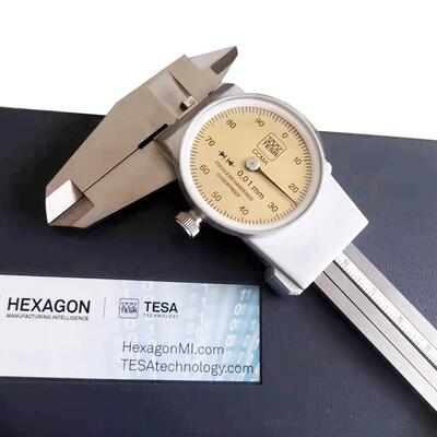 *瑞士TESA带表卡尺00510050LJQ10*00.01/1505.02mm带表游标卡尺