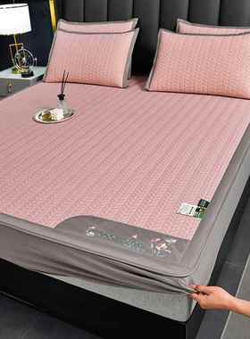 2025新款床乳笠款凉感TMM胶席系列150*200c乳m凉感胶席-豆沙（床