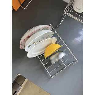 Bold 304不锈钢碟架厨房储物架餐具储物架排水架