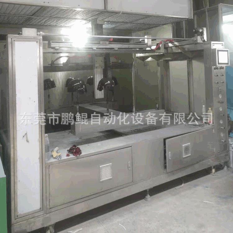 广州赛车头盔全自动喷涂设备骑行头盔三轴联动喷油机喷漆机厂家