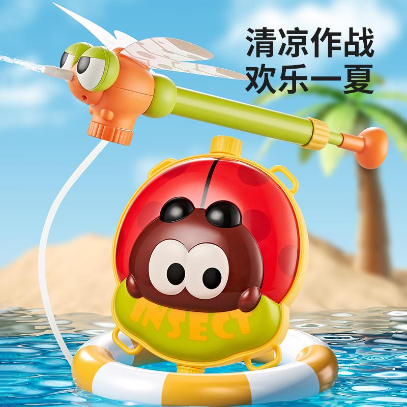 新款儿童蜻蜓天鹅水枪水汽球玩具滋水枪戏水玩具夏季打水仗神器41