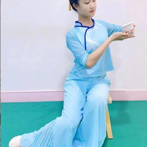 恋舞舞蹈茶飘香演出服白盏茶家乡的茶茗香茶韵龙井香茶茶杯道具舞