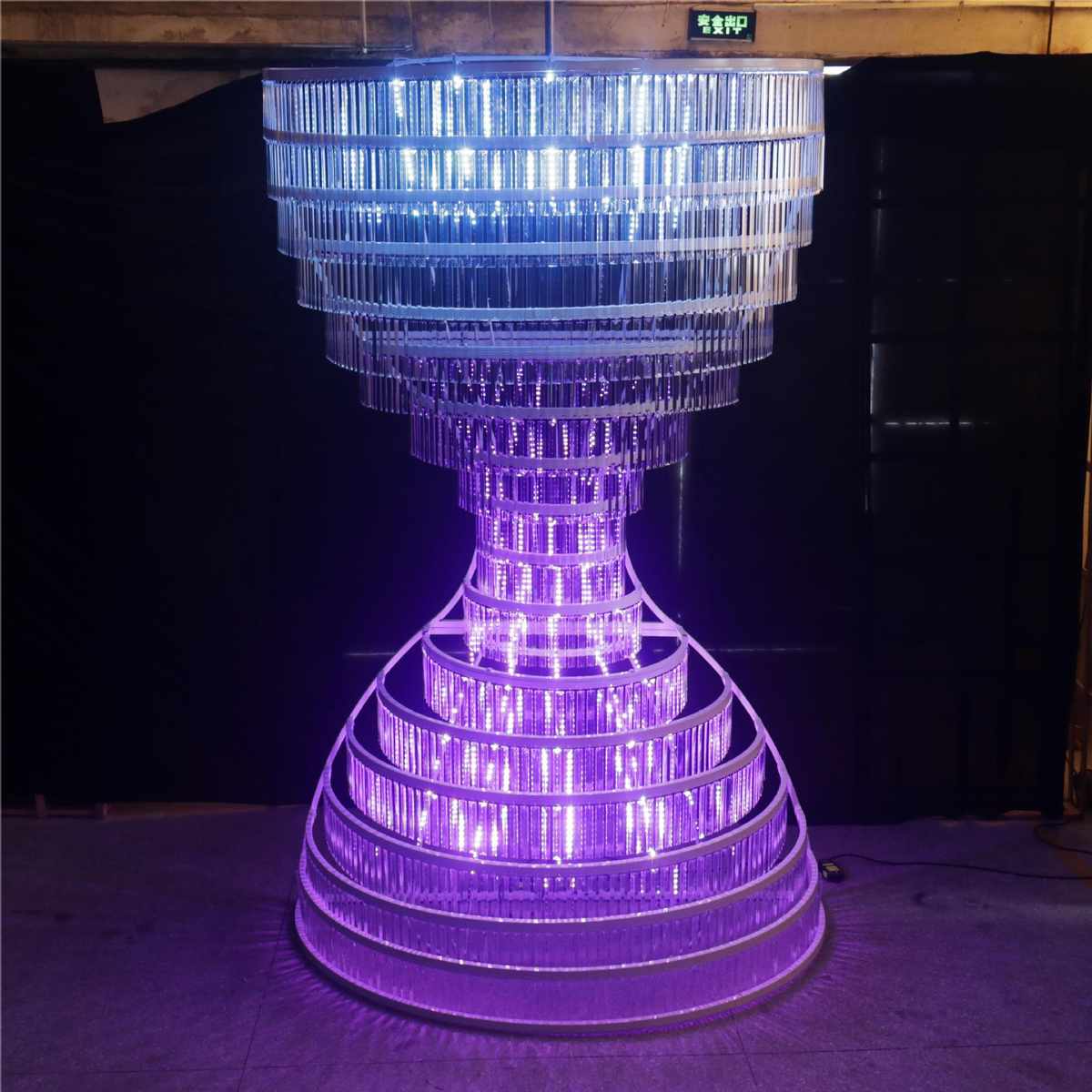 沙漏水晶酒店婚装饰背景美利舞台用品尚摆件礼堂新款道具婚庆用