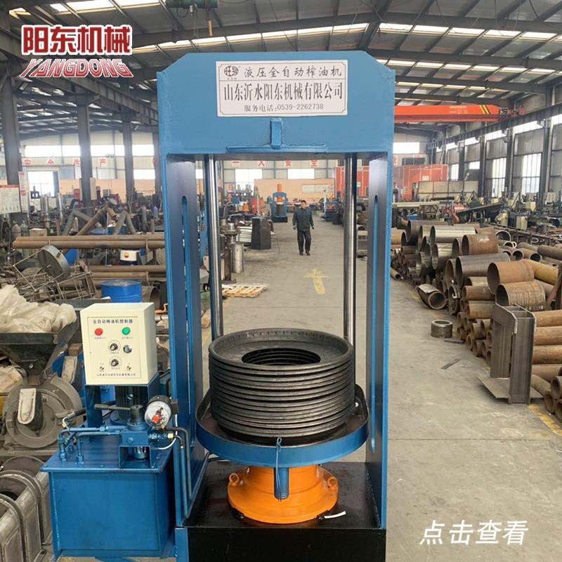 移动式车载小型榨油机生产核桃榨油机全自动立式液压榨油机