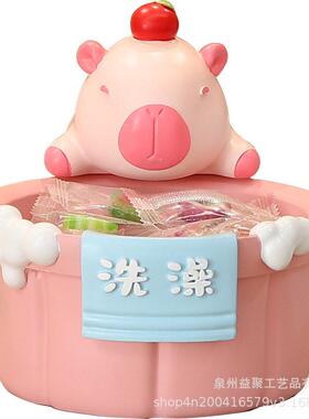 卡皮巴拉钥匙收纳玄关摆件入户门口客厅桌面家居装饰礼品造型