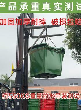 加厚环卫垃圾桶660l户外分类垃圾车大号塑料垃圾桶市政带盖垃圾箱