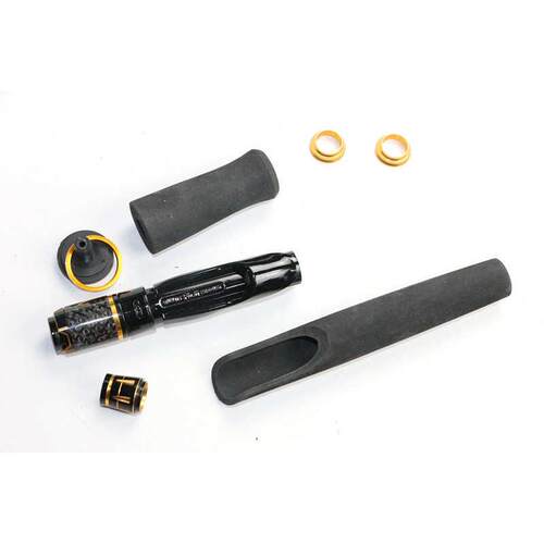 diyeva竿竿握把加管加路金属件铁板亚轮套装fuji手柄用小四轴碳座