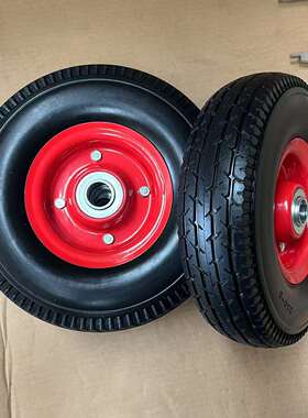 厂家直供350-5pu发泡轮可工具货仓车多种轻型脚轮