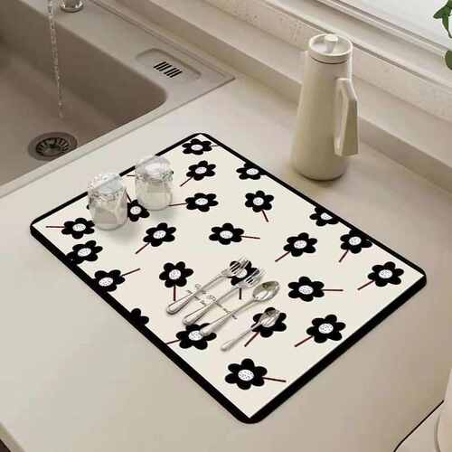 厨房台面沥水垫卫生间洗手台吸水垫防烫隔热吧台耐脏餐桌垫量尺寸
