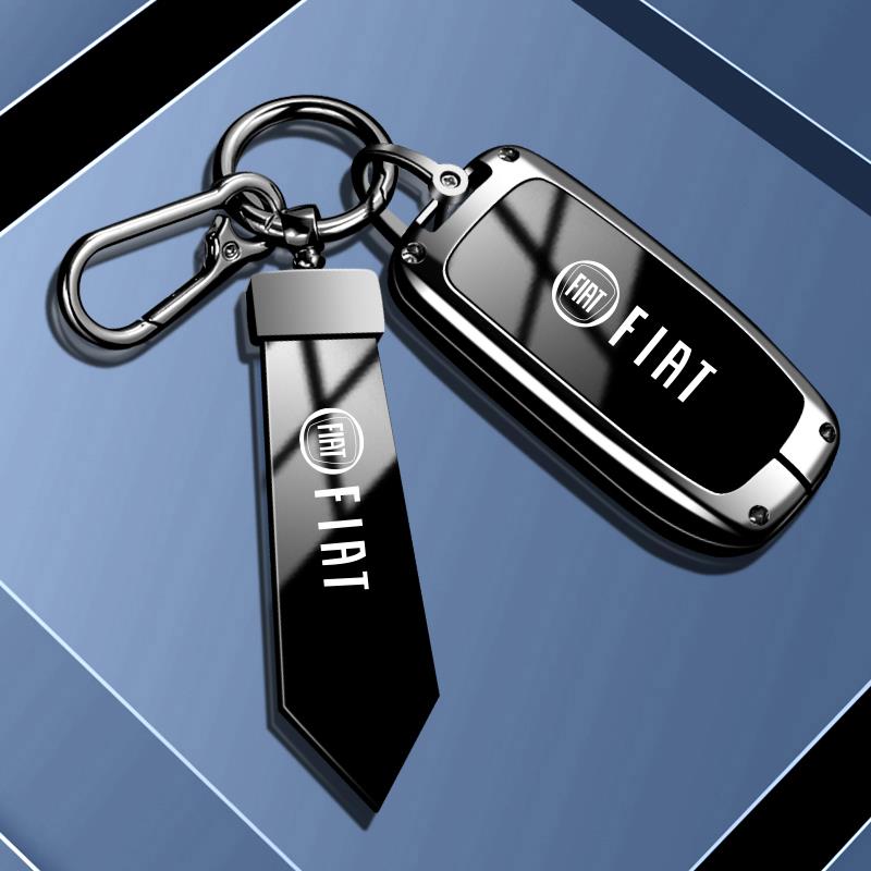 适用菲亚特钥匙套菲克飞跃ottimo致悦汽车配件女高档锁匙男士包扣