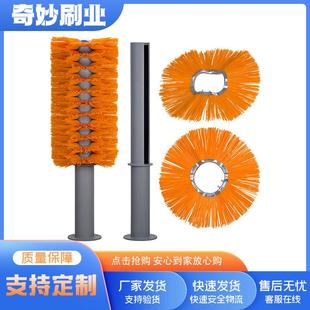 厂家直供牛体刷牧场专用毛刷辊奶牛按摩刷辊牛体按摩立柱式 牛体刷