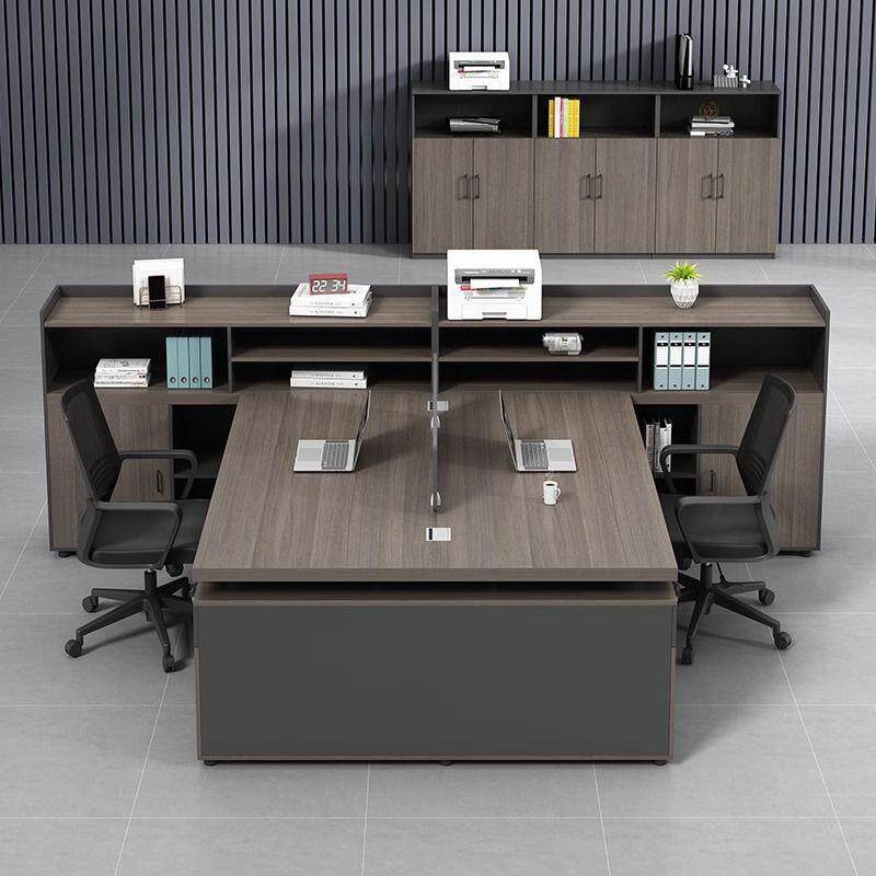 财务办公桌椅组合简约现代2人位职员桌办公室经理主管双人办公桌