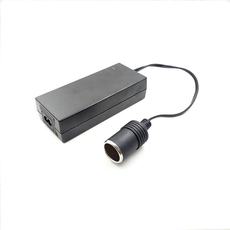100-240V转12V8A欧盟CE认证充气垫电源96W车载冰箱适配器
