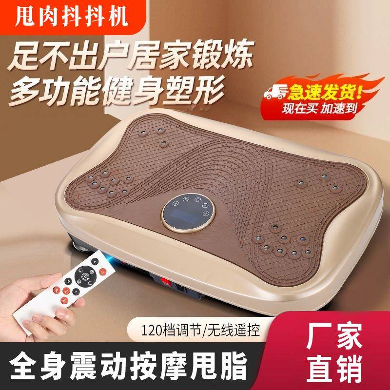 家用多功能甩脂机健美震动塑身懒人运动瘦全身肚腩抖抖机健身器材