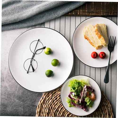 Japanese ceramic plates dish tray disc tableware set 盘子