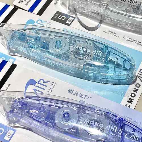 日本Tombow蜻蜓笔式修正带大容量可换替芯MONO静音AIR涂改带便携