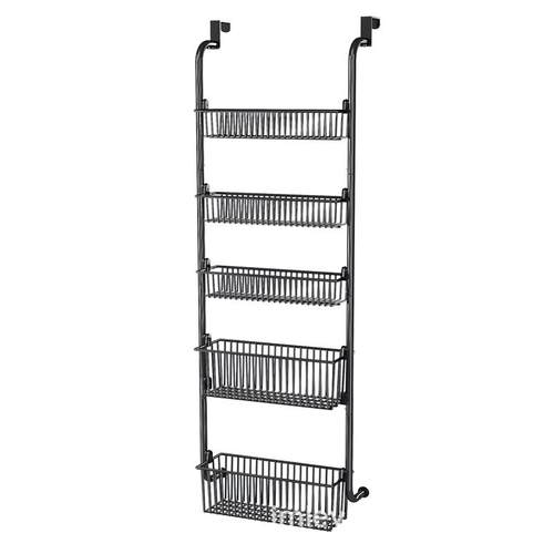 门后挂篮置物架家用多层免打孔收纳篮卧室浴室杂物筐