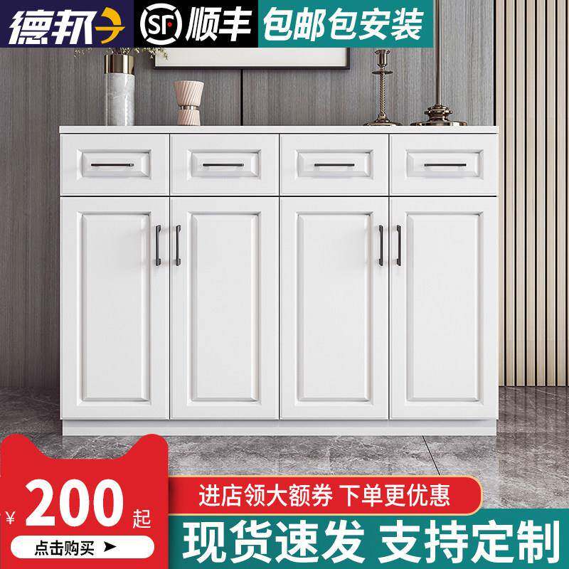 餐柜收纳柜收纳柜防晒落地柜飘窗矮柜进门柜阳台鞋柜杂物柜定制