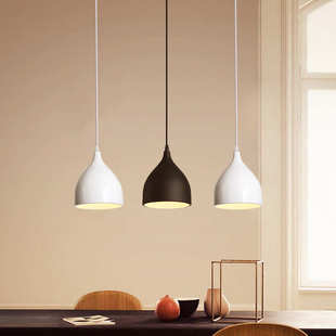 餐厅吊灯3头餐吊灯铁艺现代简约吧台服装 led灯具 店创意个性